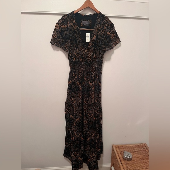 Anthropologie The Somerset Maxi Dress Velvet Edition Size XS - Picture 9 of 14